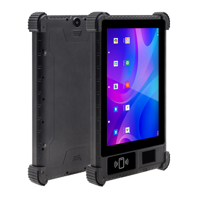 Sağlam Güvenlik Biyometrik Parmak İzi NFC Rfid Dokunmatik Ekran OEM Tablet PC 8 İnç 4G