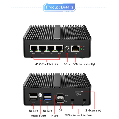 satın al Endüstriyel Fansız Mini pc N5105 taşınabilir bilgisayar Linux mini pc fansız bilgisayar online manufacture