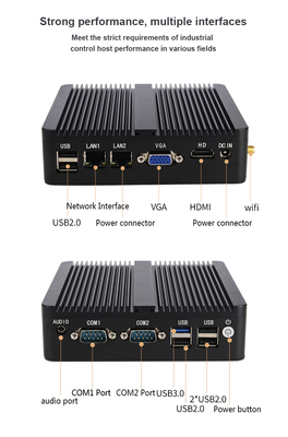 satın al Özel Logo Intel Celeron J4125 Endüstriyel Mini PC Bilgisayar Kompakt DW-M05 online manufacture