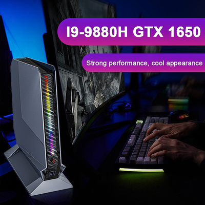 Win10 Dedicated 1650 4GB Ekran Kartı ile Süper I9 9880H 9. Oyun Mini Masaüstü Bilgisayar Pc