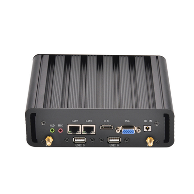 Mini Bilgisayar Endüstriyel Intel I3 4005U 5005U I5 4200U 5200U HD Grafik 500 Taşınabilir Fansız Endüstriyel Win10 Mini PC