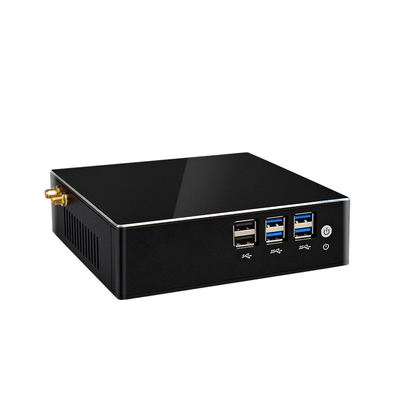 Core i7 10510U i5 10210U Mini PC i3 ​​10110U 4K çift Lan Barebone Masaüstü Bilgisayar, Win10 pro Linux WiFi Type-C ile